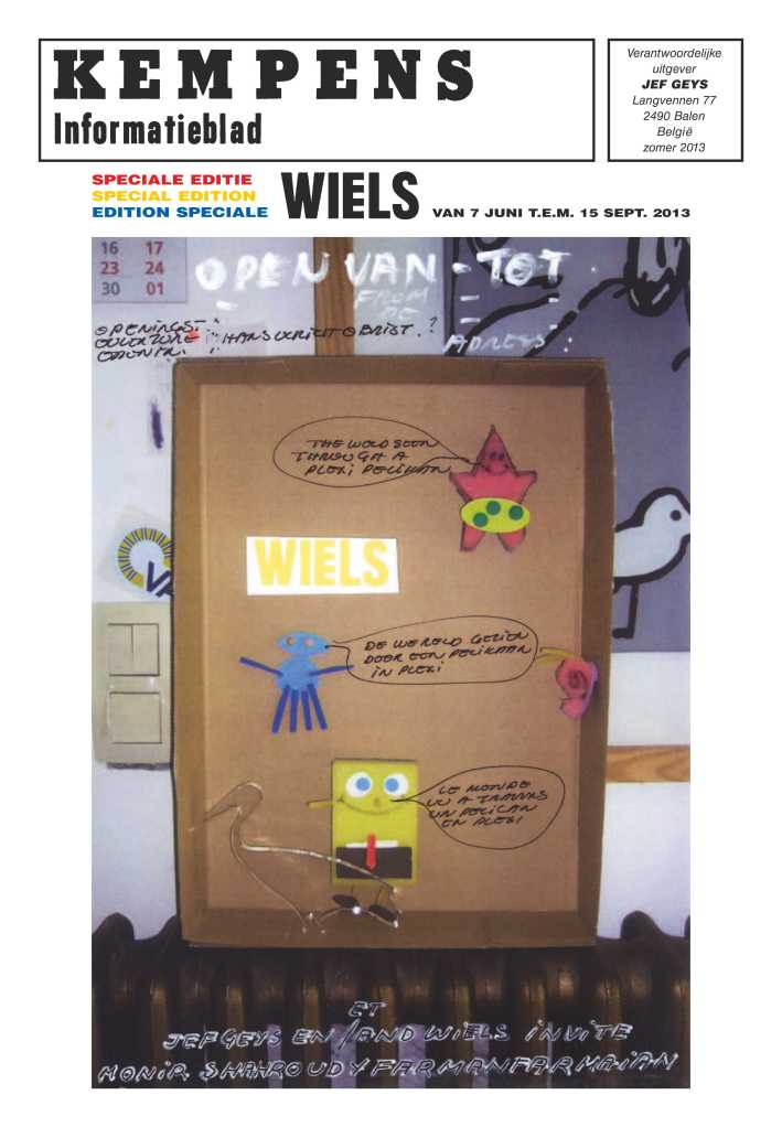 130433 Jef Geys Wiels krantje_01