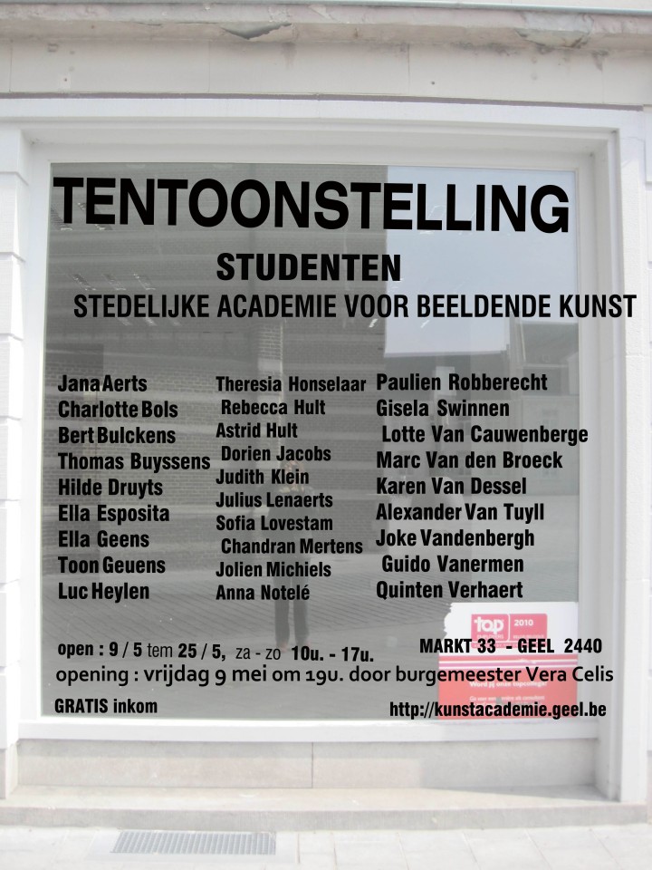 tentoonstelling studenten